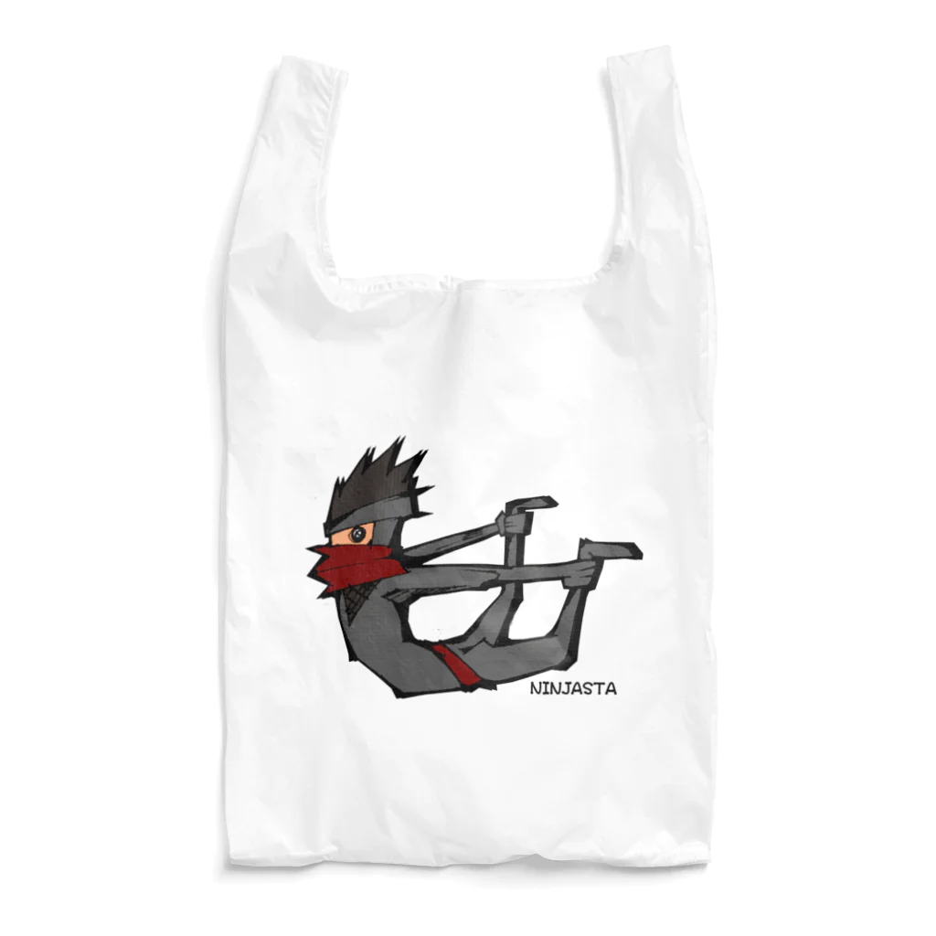 せぇ豆のニンジャスタ-反り体- Reusable Bag