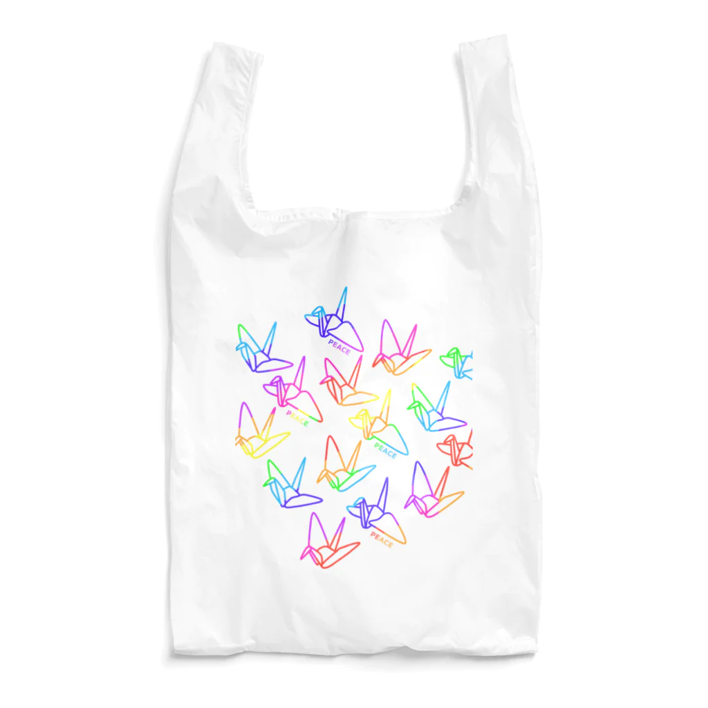 のぐちさきのPEACE-平和への祈り-レインボー Reusable Bag