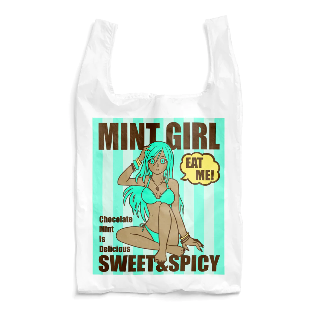 SWEET＆SPICY 【 すいすぱ 】ダーツのMINT GIRL エコバッグ