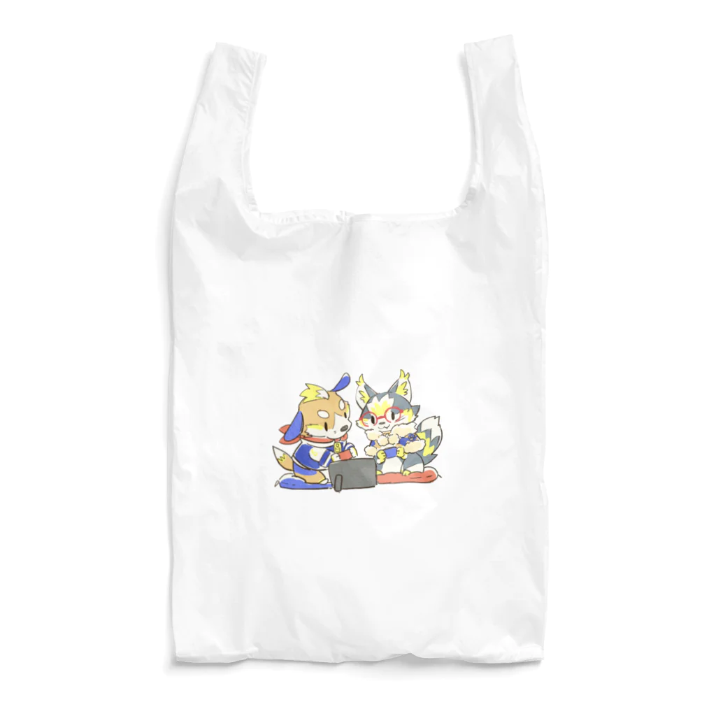 まーくん🐕ちーやん🐈のゲーム中のまーちー Reusable Bag