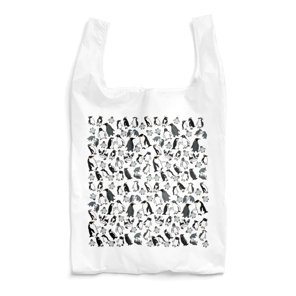 マツザキユキのペンギンびっしり Reusable Bag