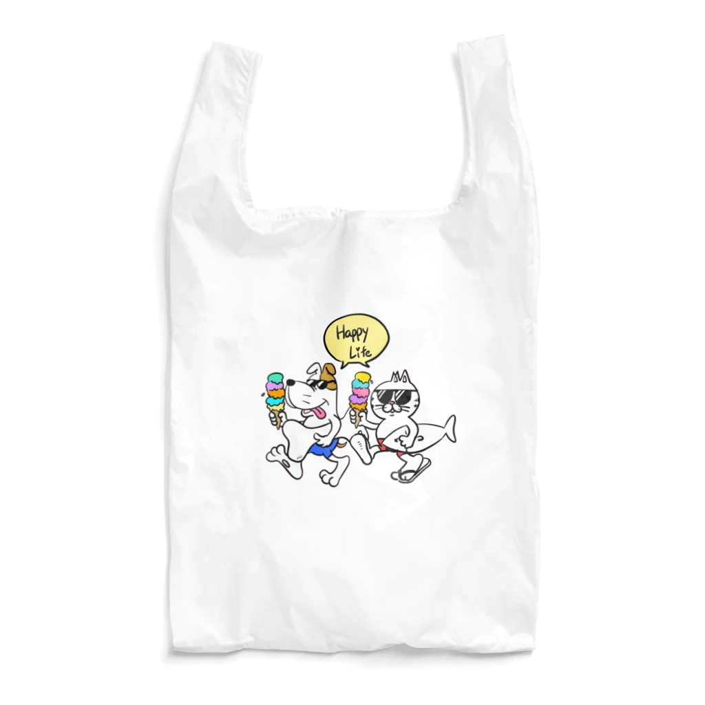 Kotoraのチャリティ　ハッピーライフ Reusable Bag