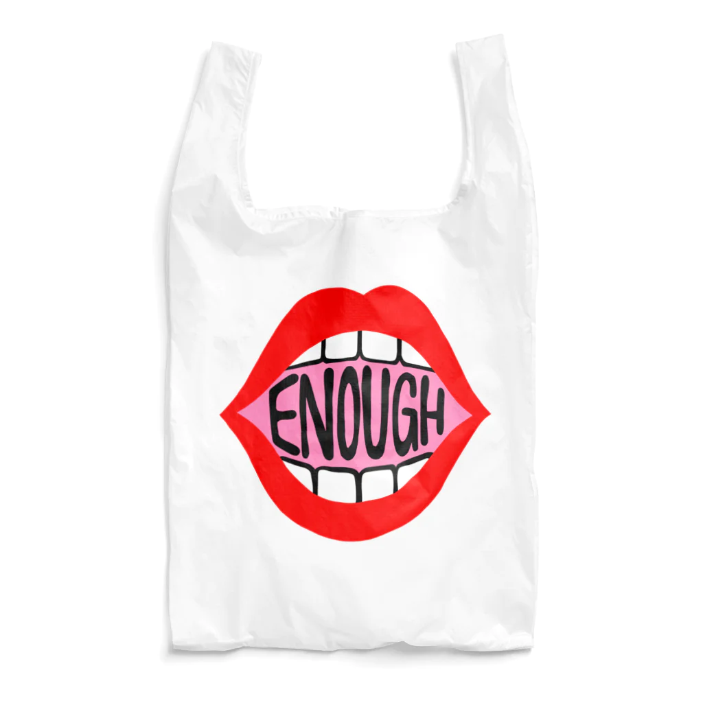 Mieko_KawasakiのENOUGH IS ENOIGH! MOUTH EDITION エコバッグ