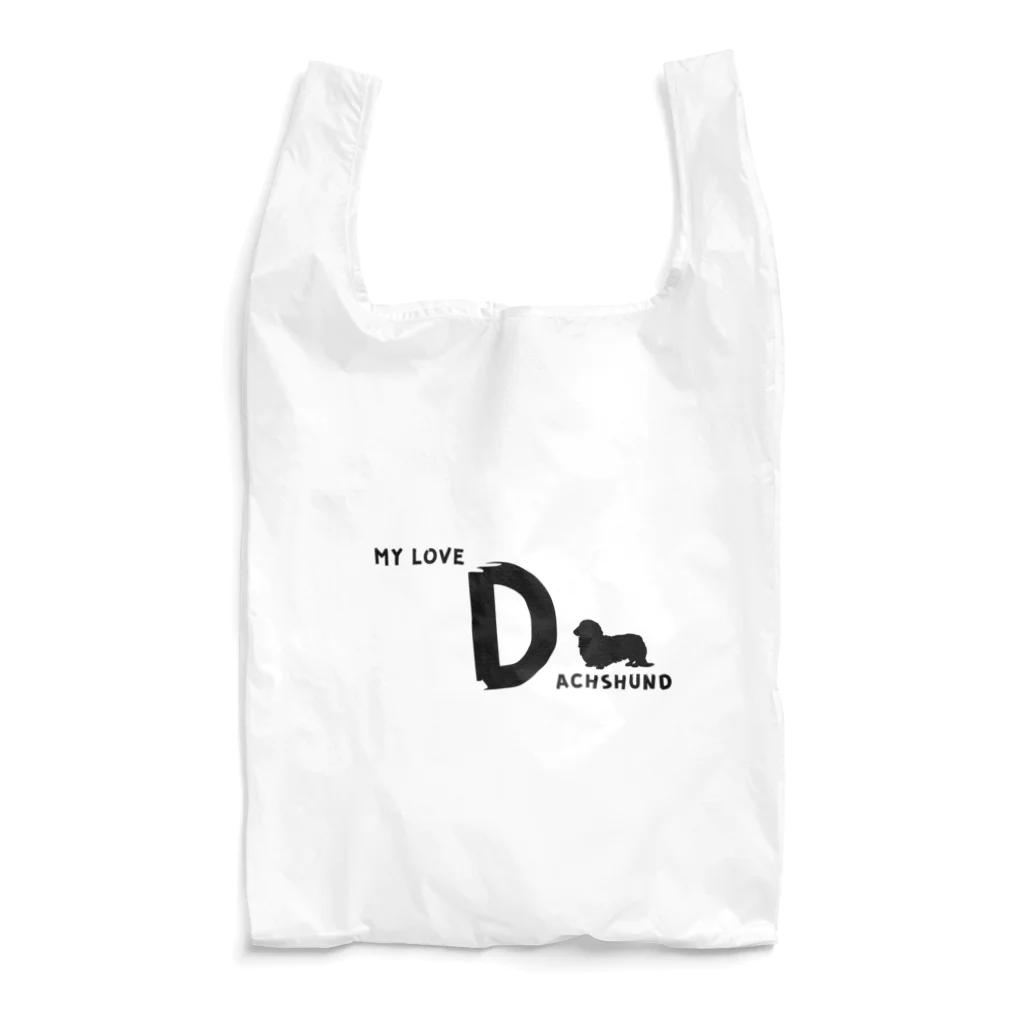 onehappinessのMY LOVE DACHSHUND（ダックスフンド） Reusable Bag