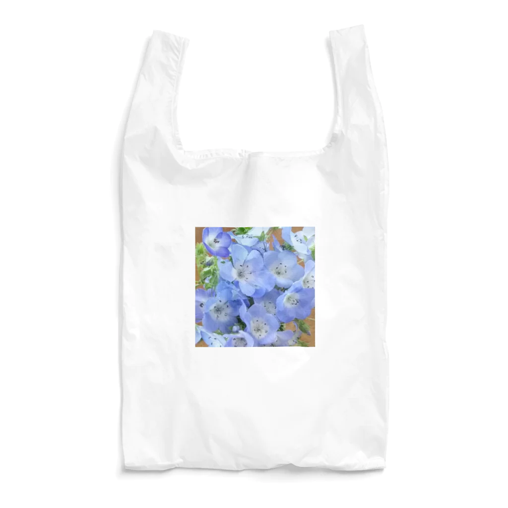 咲くらびのネモフィラ咲く Reusable Bag