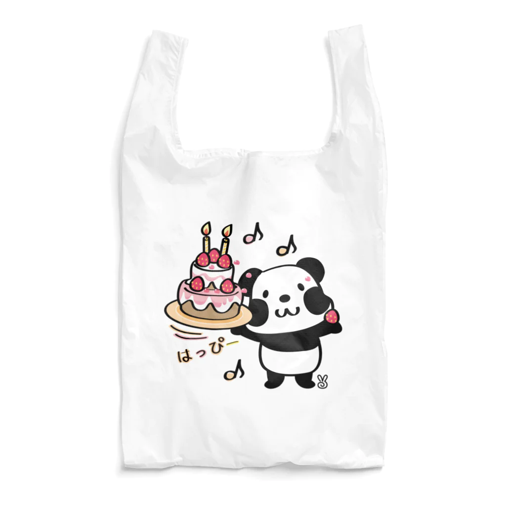 イラスト MONYAAT のkyu13ズレぱんだちゃんのはっぴー Reusable Bag