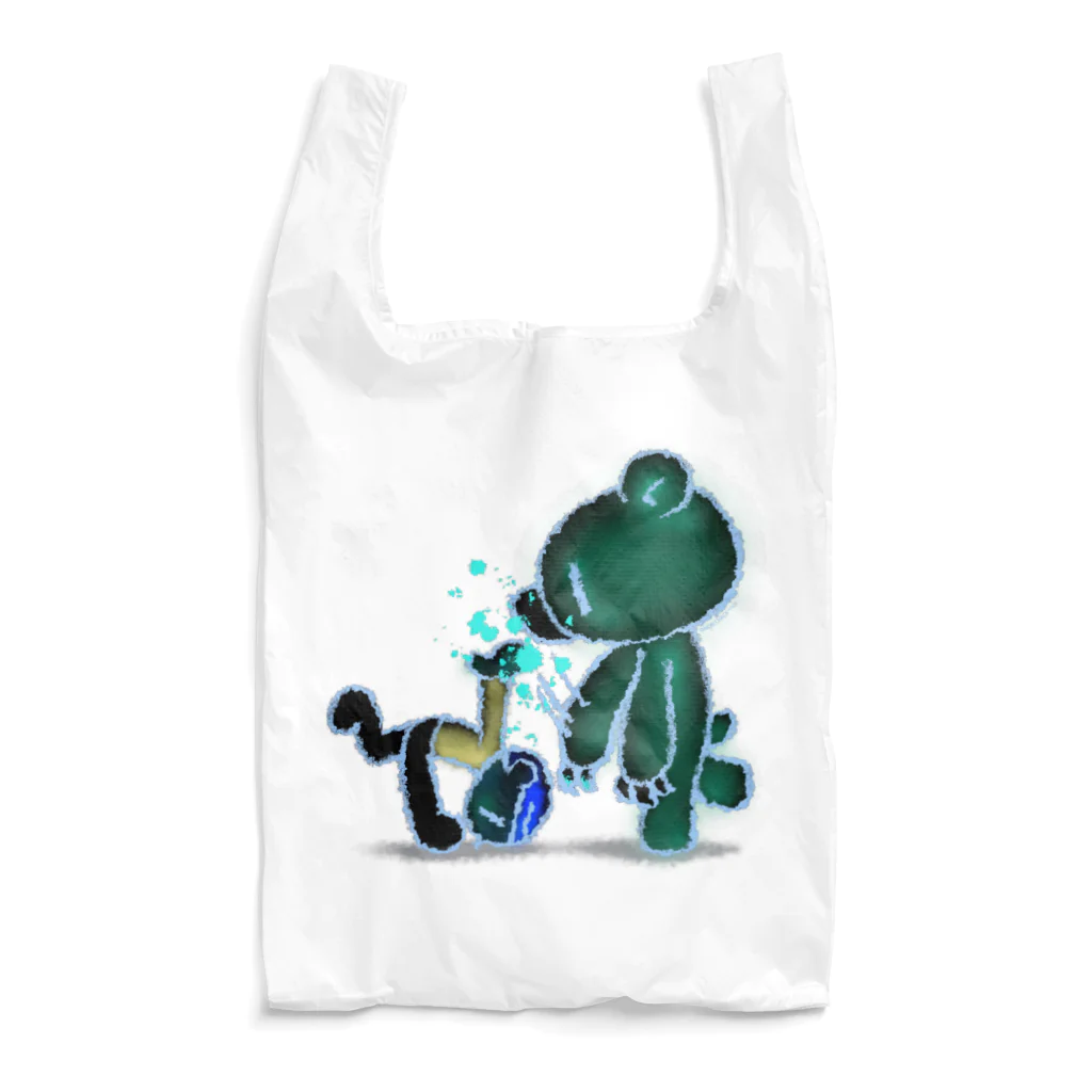 CHAX COLONY imaginariの【各10点限定】いたずらぐまのグル〜ミ〜(＃24/nega) Reusable Bag