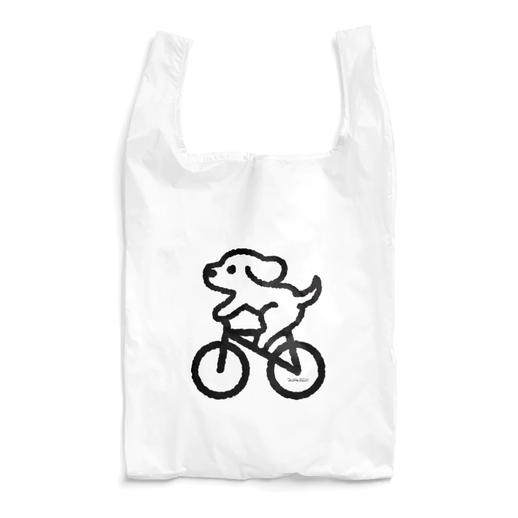 かめつるのわんこ自転車にのる Reusable Bag