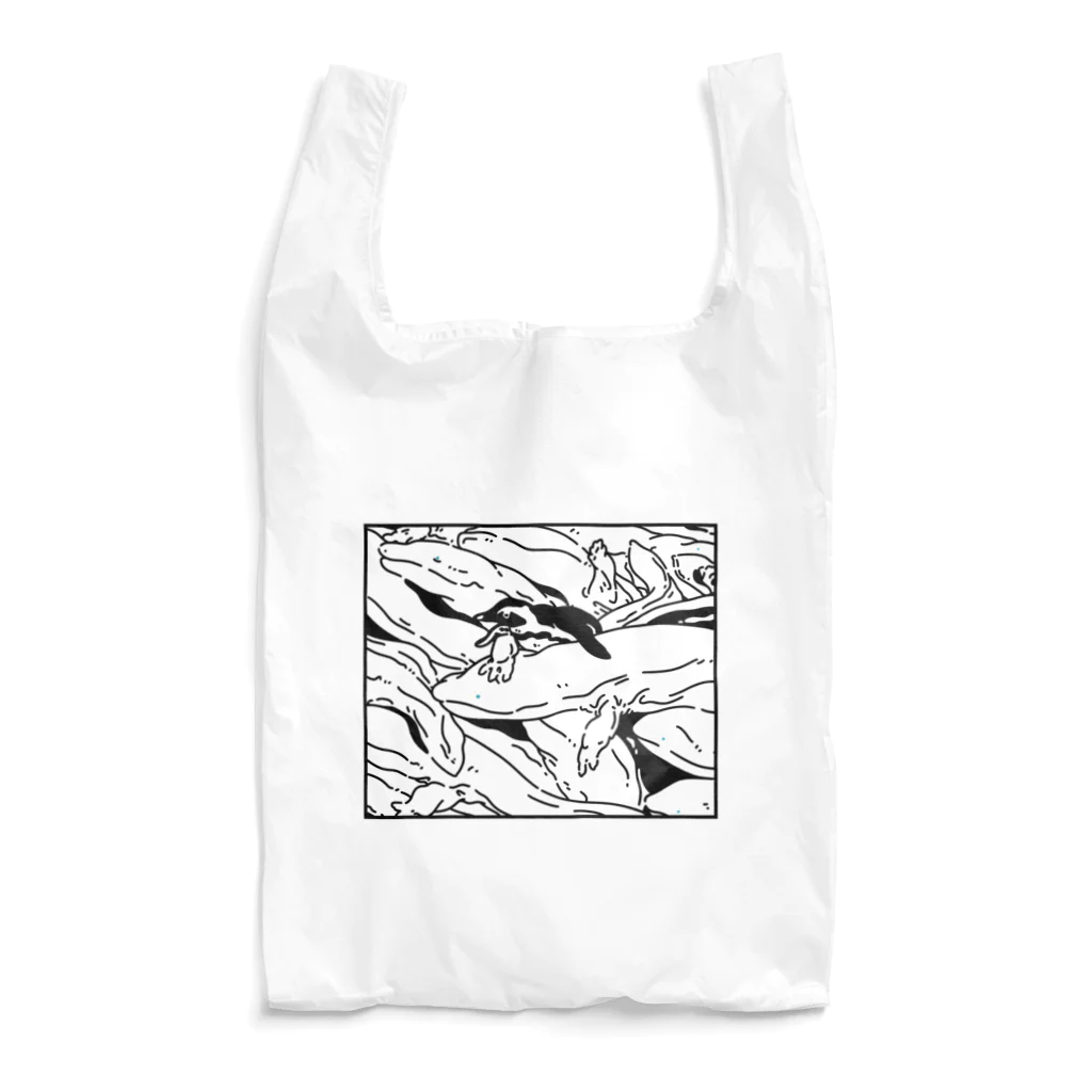 ナイロドノのぎゅうぎゅうオオサンショウウオ Reusable Bag