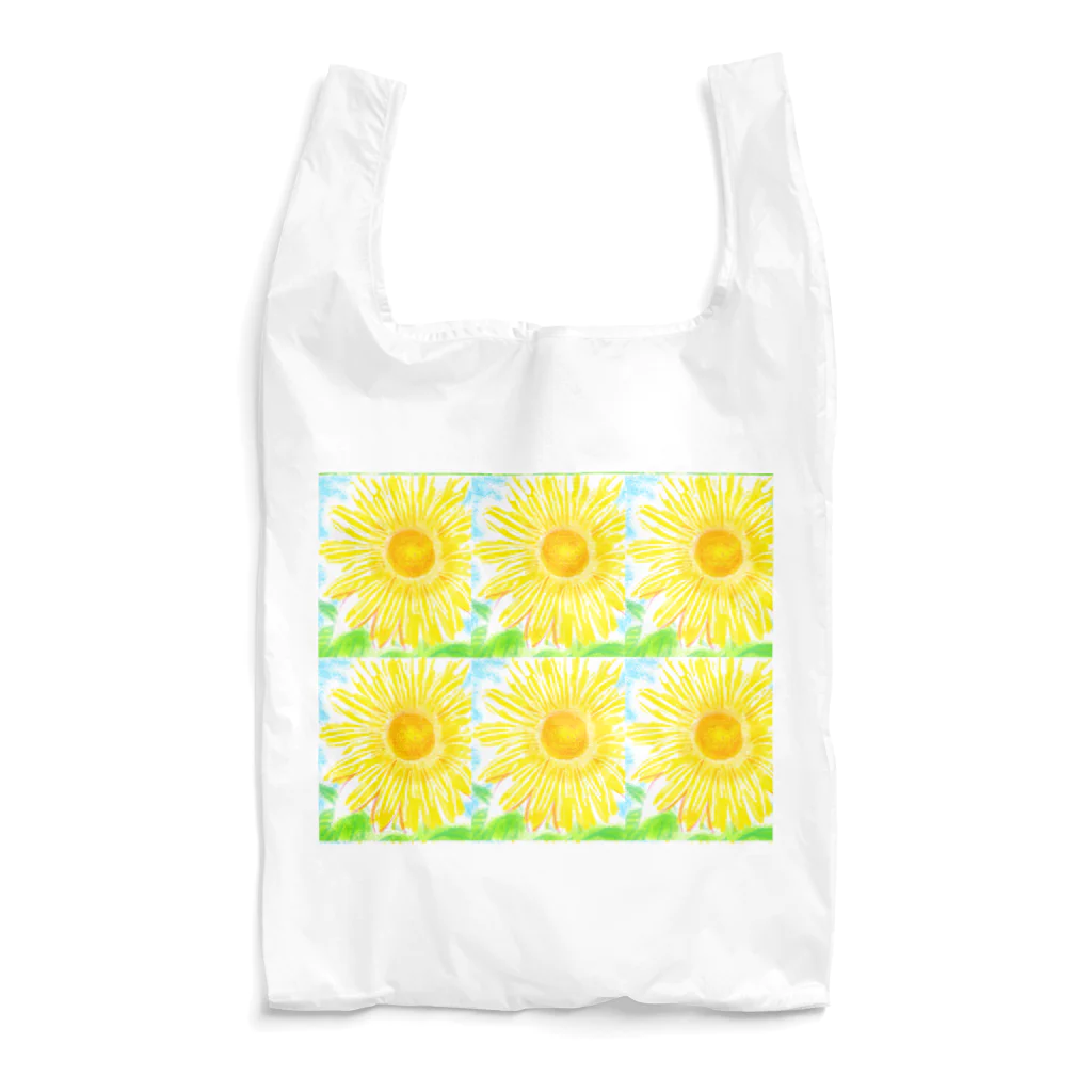 ✨🌈✨ユラクラカン🇯🇵 ✨🌈✨の🌻夏休み日記のひまわり🌻 Reusable Bag