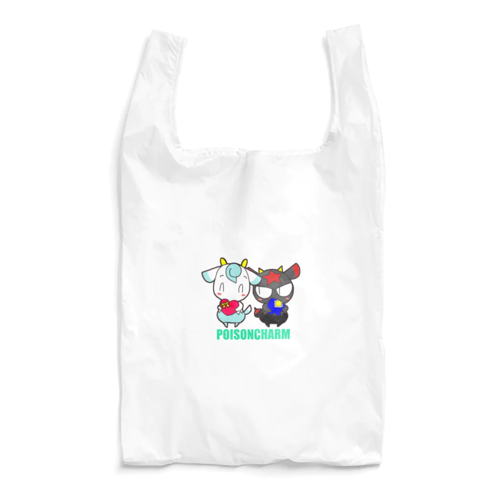 POISONCHARM電脳露店2号のアオヤギさんとミヤギちゃん Reusable Bag