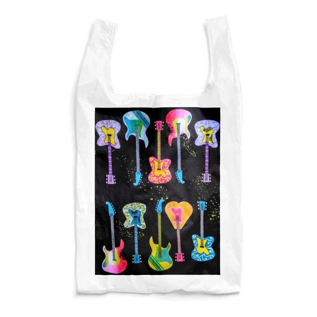 Rock★Star Guitar School 公式Goodsのサイケ🎸ギター Reusable Bag