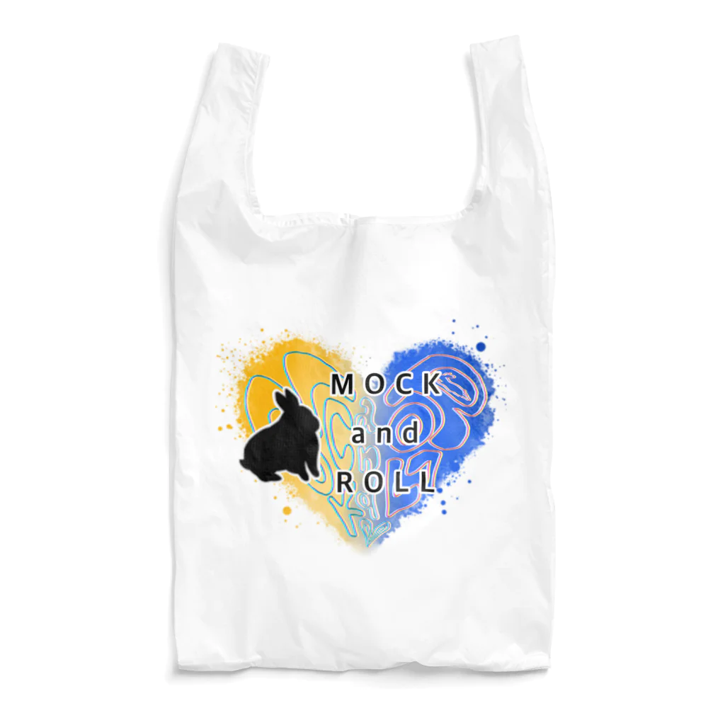 Mock’n RollのMOCK and ROLL ハートとうさぎ Reusable Bag