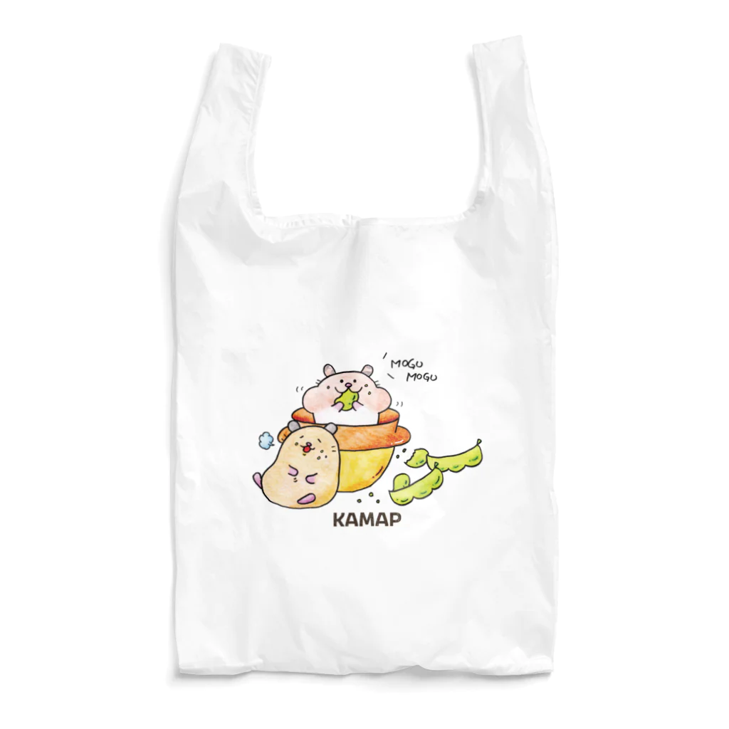 KAMAP ＆ Ricaの【KAMAP】枝豆もぐもぐハムスター Reusable Bag