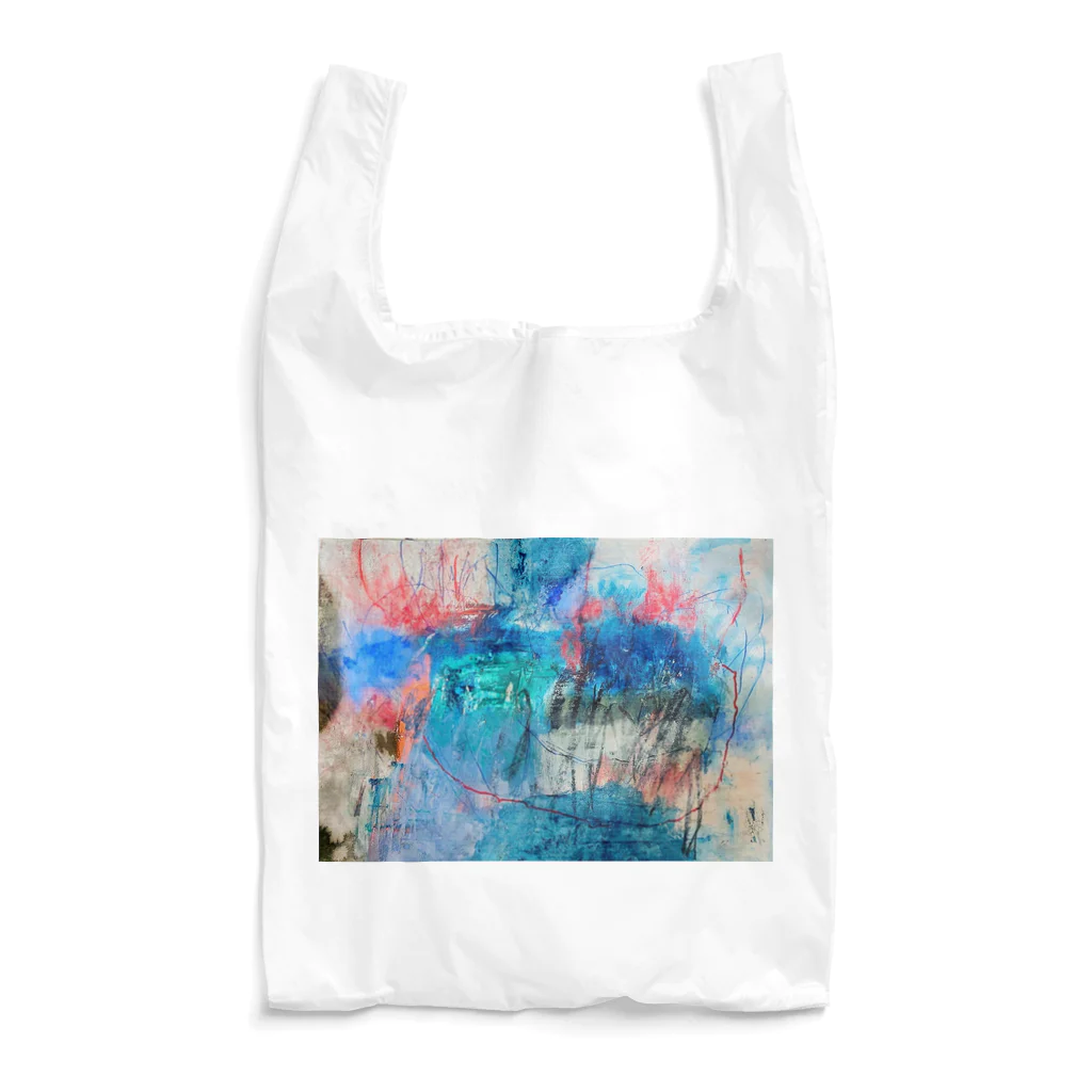 抽象画家ShizukiKagawaのそよかぜといろ Reusable Bag