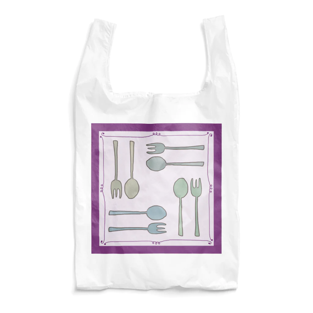 MEWのHappy Lunch-紫 Reusable Bag