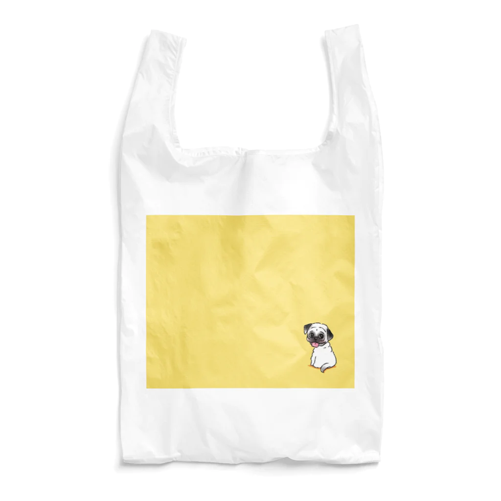 こあらのきいろのパグ Reusable Bag