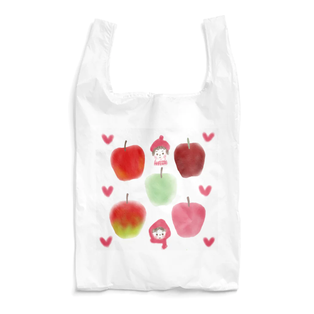 miminchiのリンゴちゃん Reusable Bag