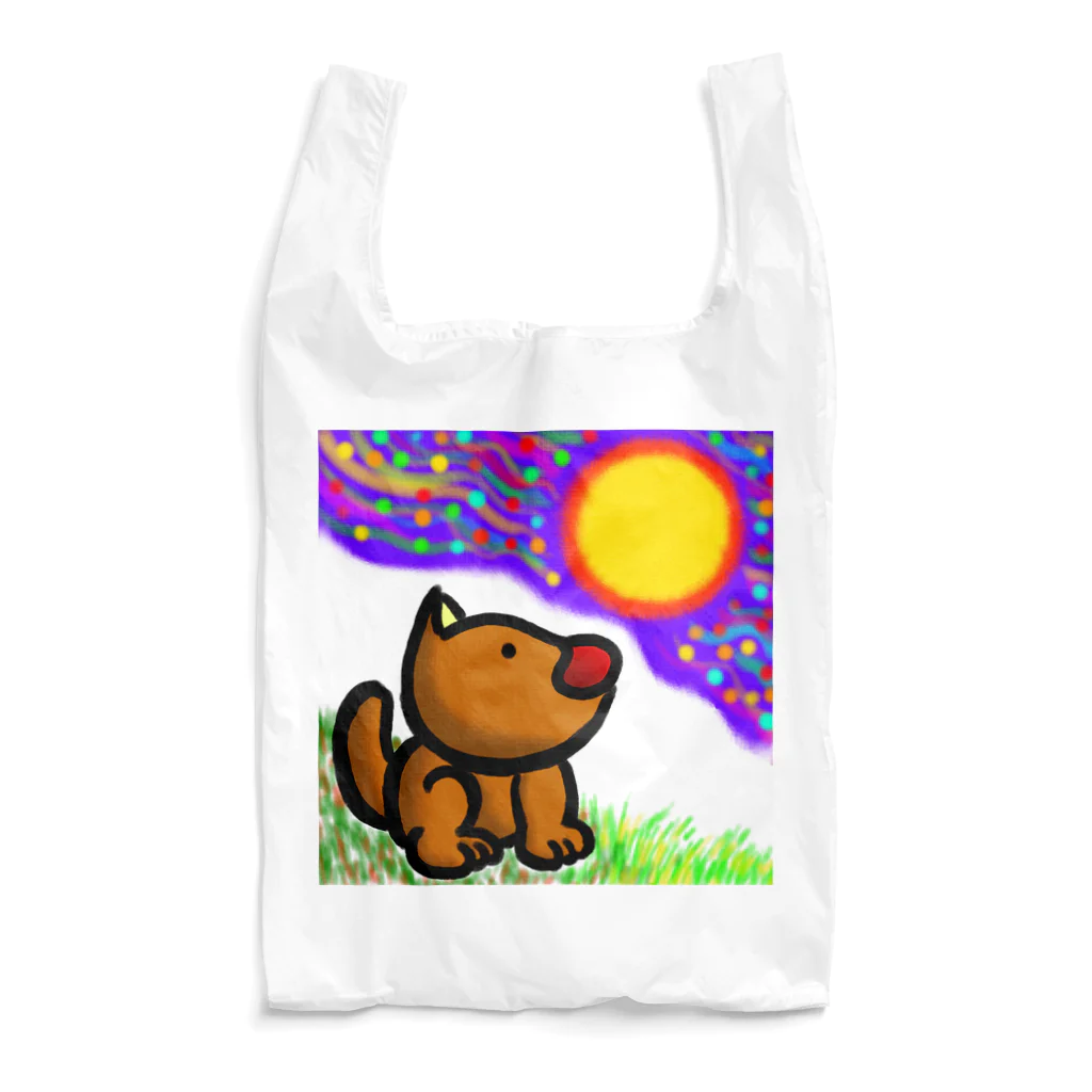 どりほぷのいぬのお月見 Reusable Bag