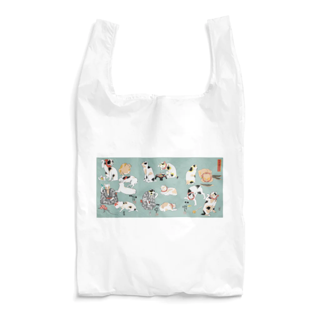 AO's SHOPの浮世絵　国芳ねこ Reusable Bag