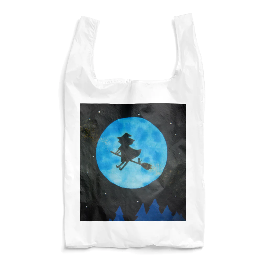 ふわふわ色emiのBLUE MOON Reusable Bag