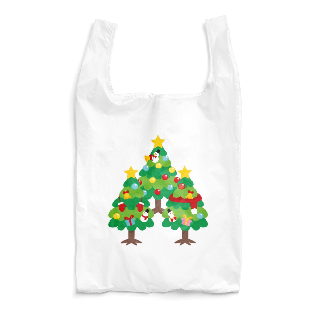 イラスト MONYAAT のCT89 森さんのクリスマスA Reusable Bag