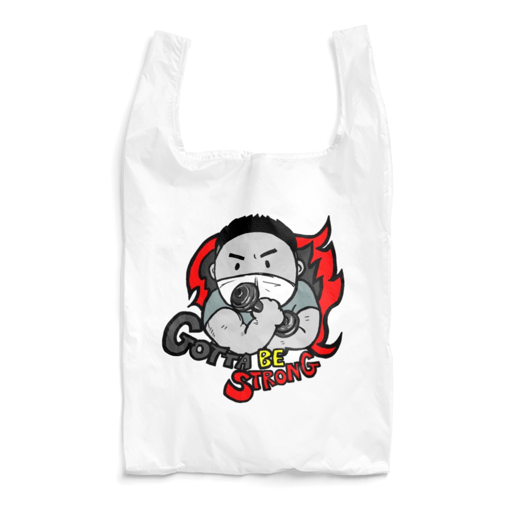 TOMMY★☆ZAWA　ILLUSTRATIONのGotta be strong Reusable Bag