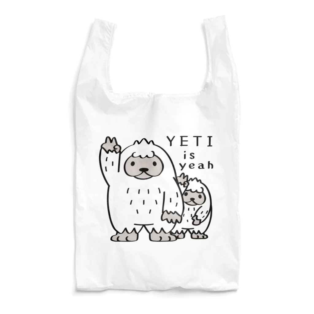 イラスト MONYAAT のイエティのイエ～イ　A Reusable Bag