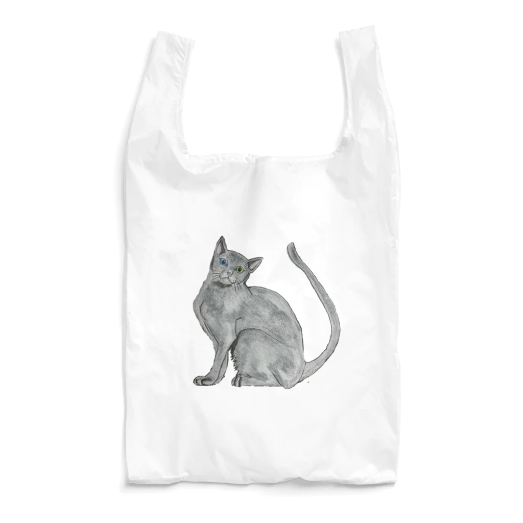 Coshi-Mild-Wildの猫_ロシアンブルー Reusable Bag