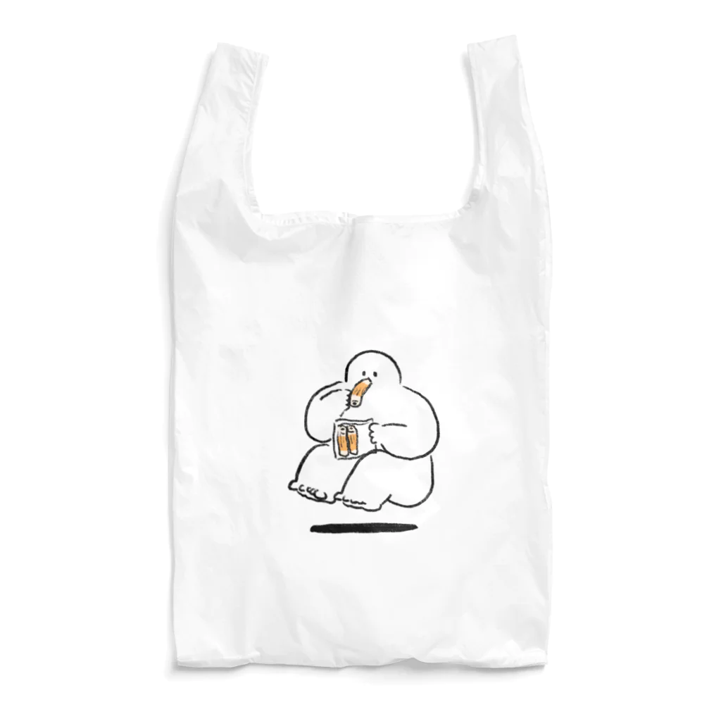 みぞぐちともやの深夜にちくわをむさぼる Reusable Bag