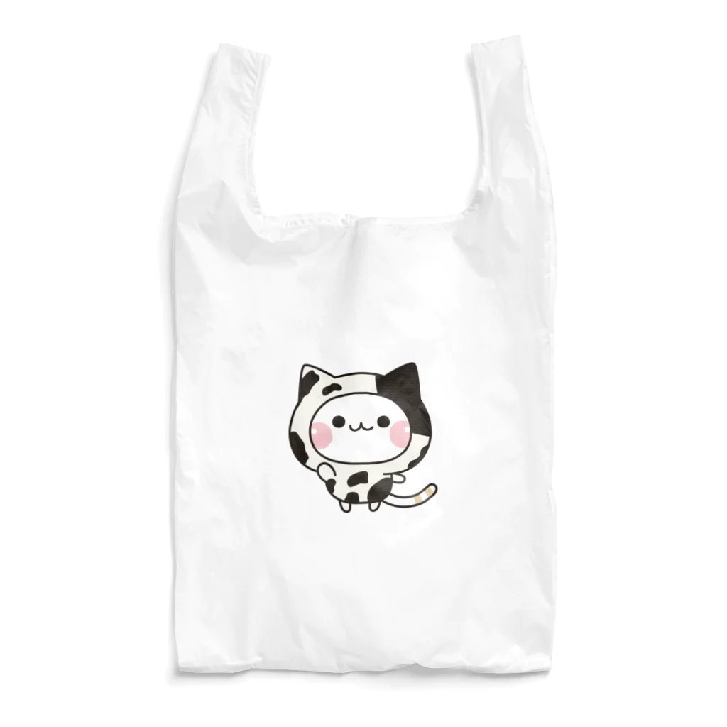 DECORの気づかいのできるネコ　牛さんver. Reusable Bag