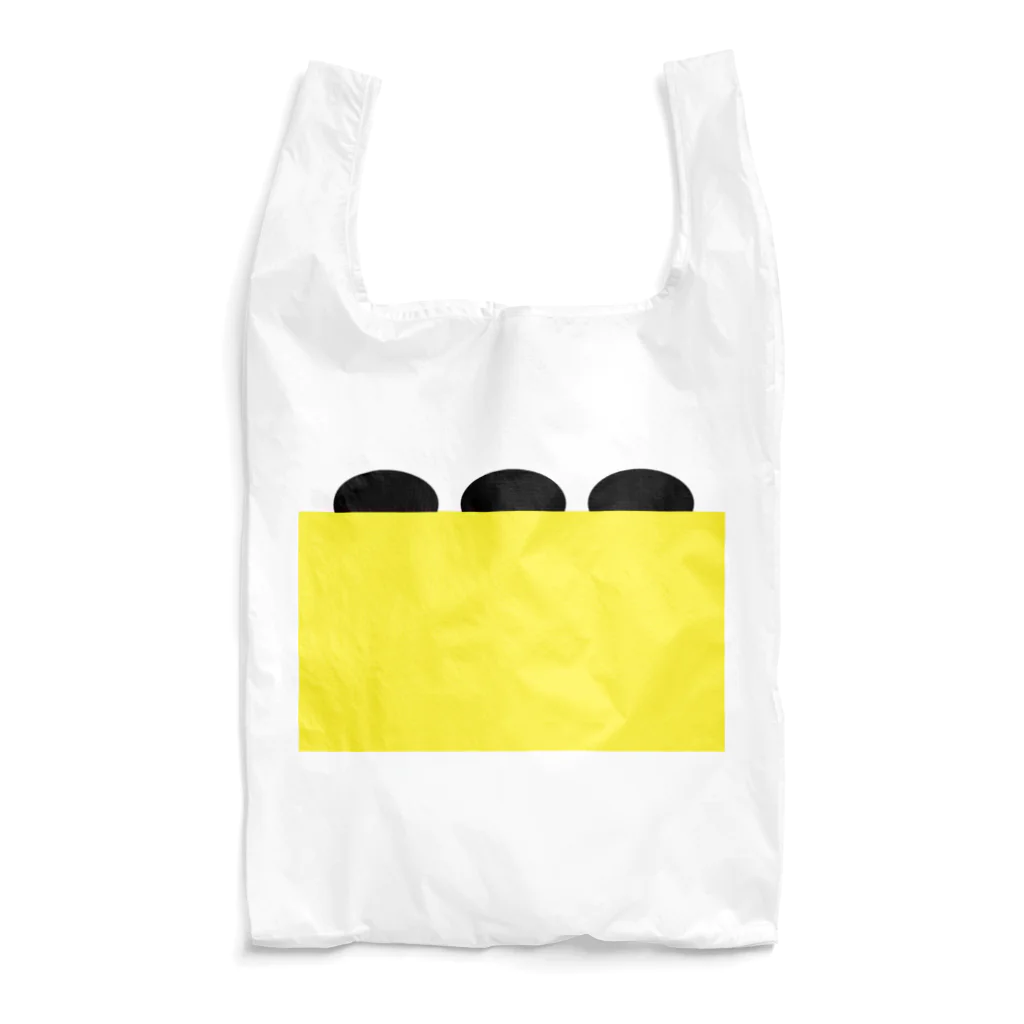 inko andの黄上の黒 Reusable Bag