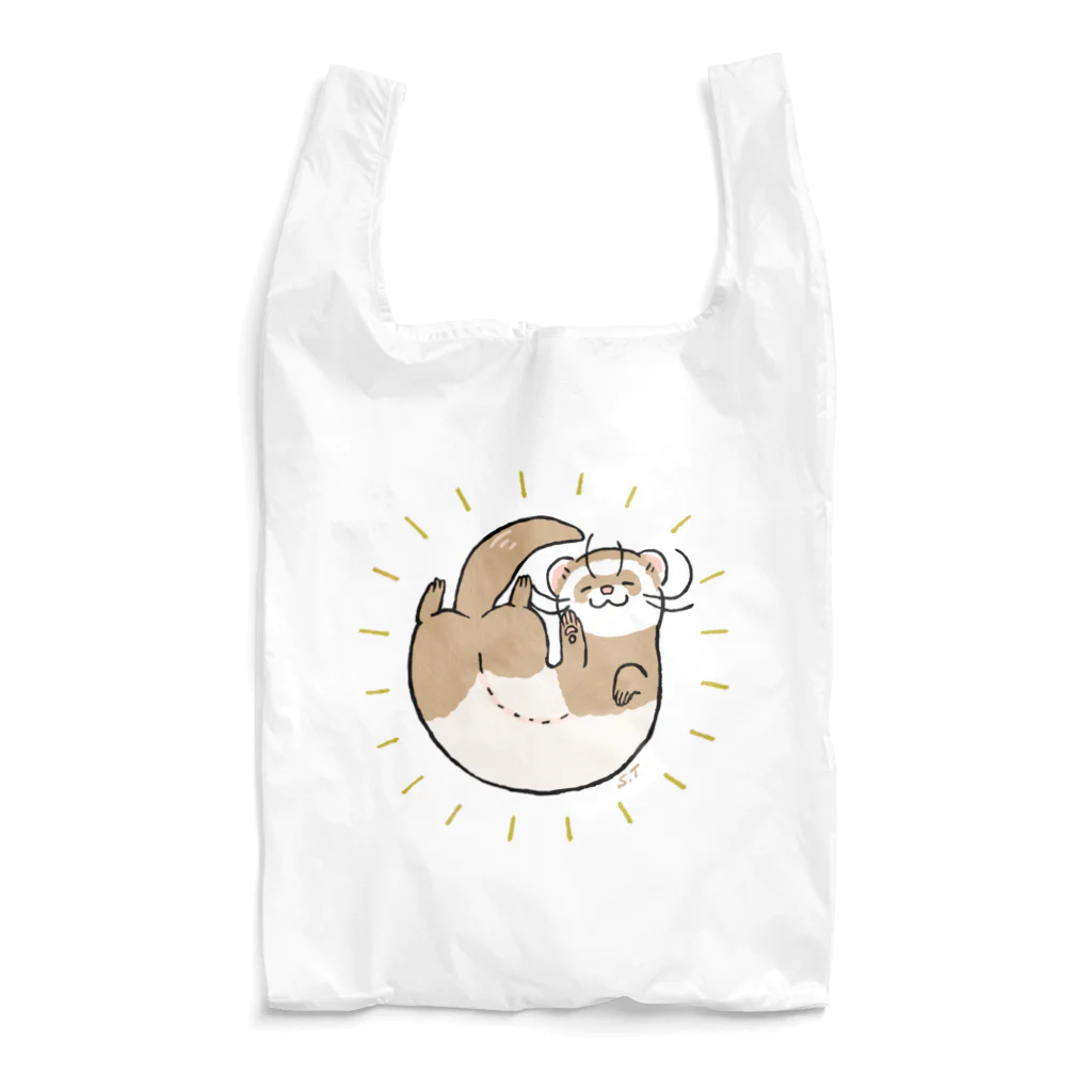 M&Bworksたかむらすずなのいたち仏さま　バタースコッチ Reusable Bag