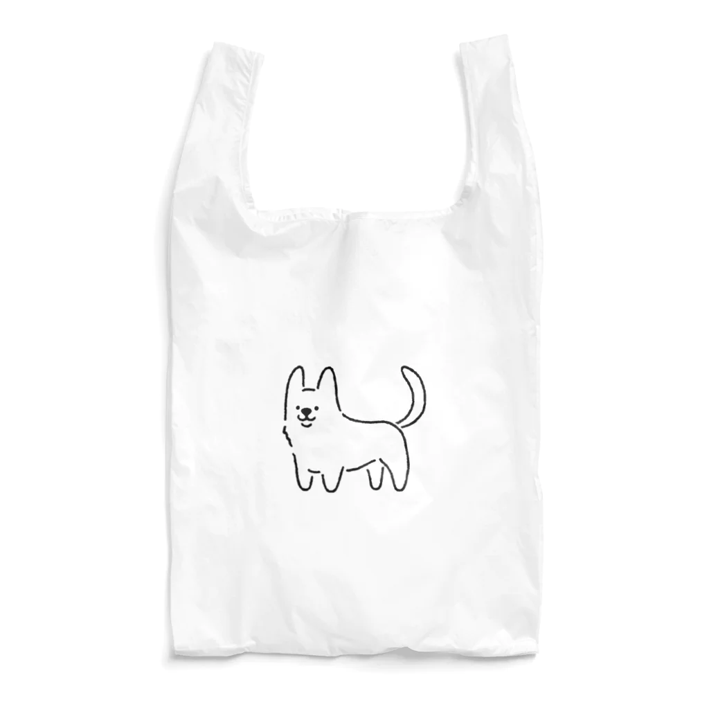 サメ わりとおもいのコーギー真っ白しっぽ Reusable Bag