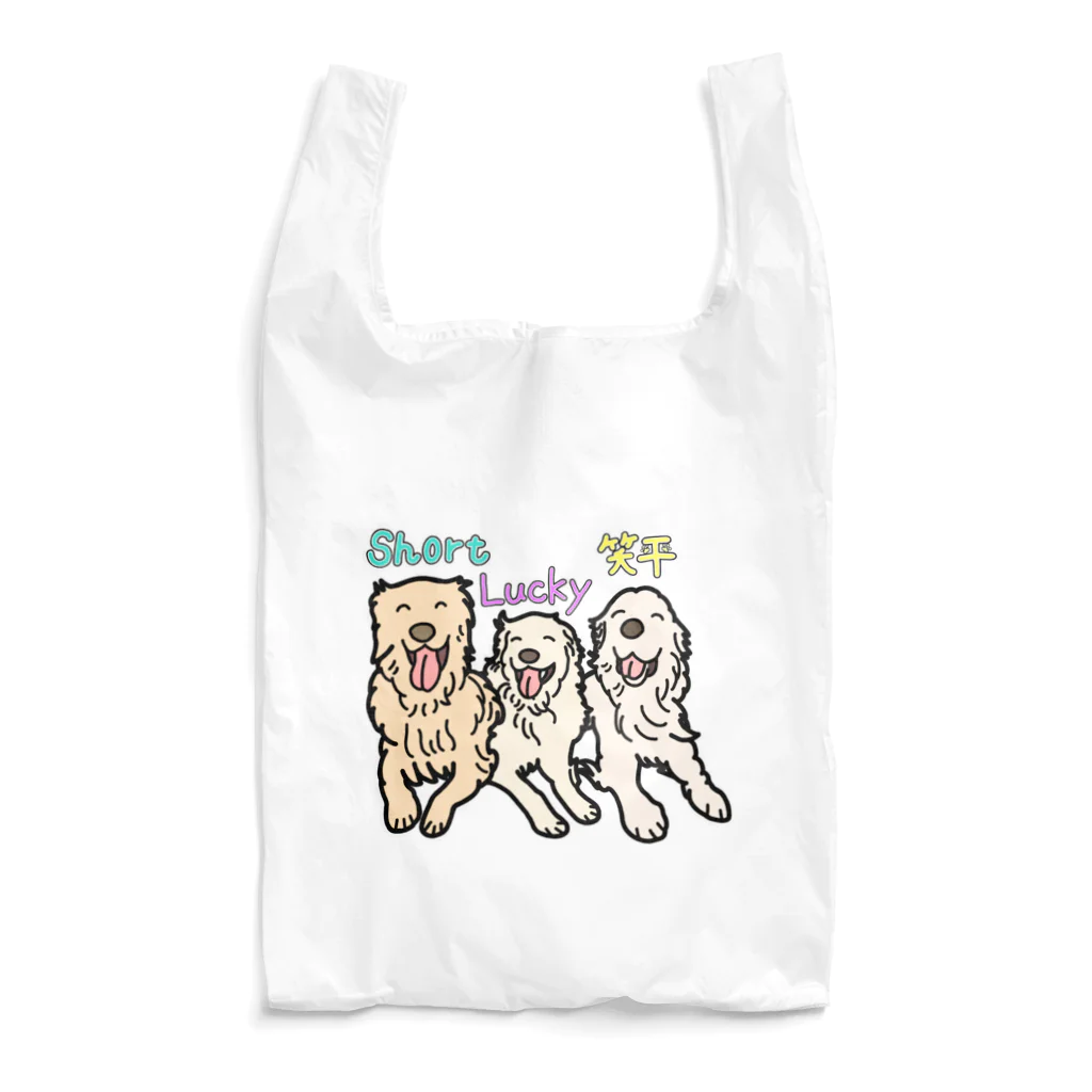 niconicotontonのうちの子1番☆縁あり〜ショートちゃん&ラッキーちゃん&笑平ちゃん〜 Reusable Bag