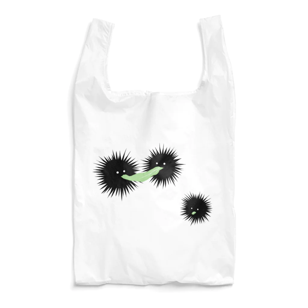 ミミズク堂　のキャベツを奪いあうウニ Reusable Bag