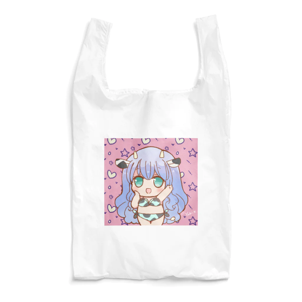 ゆきんこのお店SUZURI支店のセクシー牛ちゃん Reusable Bag