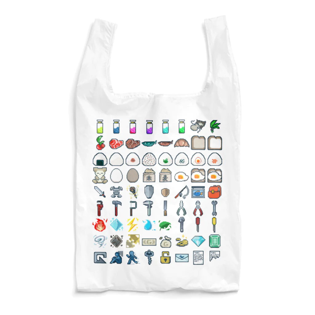 ソケットれんちのゲームDOTアイコン Reusable Bag