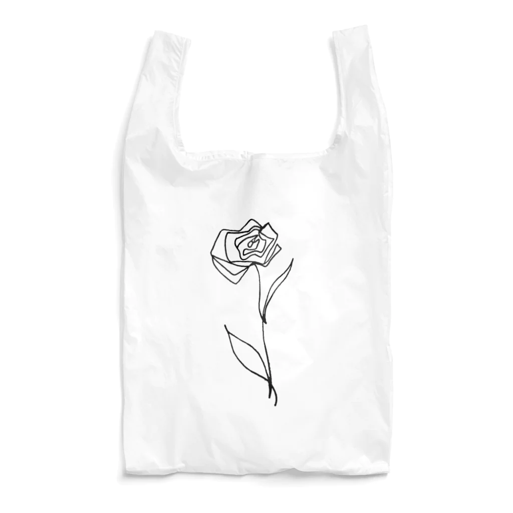 ひ。さんの一輪の花 エコバッグ Reusable Bag