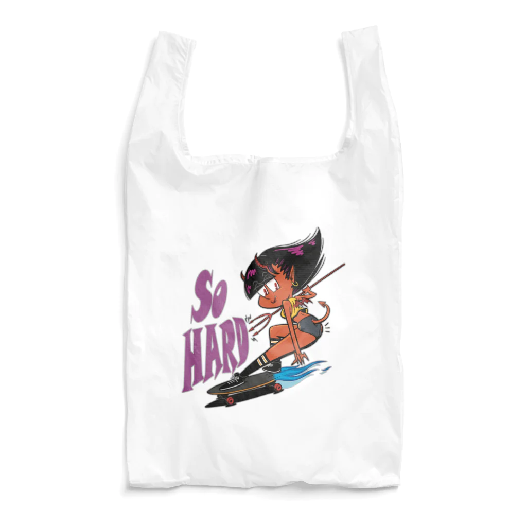nidan-illustrationの“So HARD” Reusable Bag