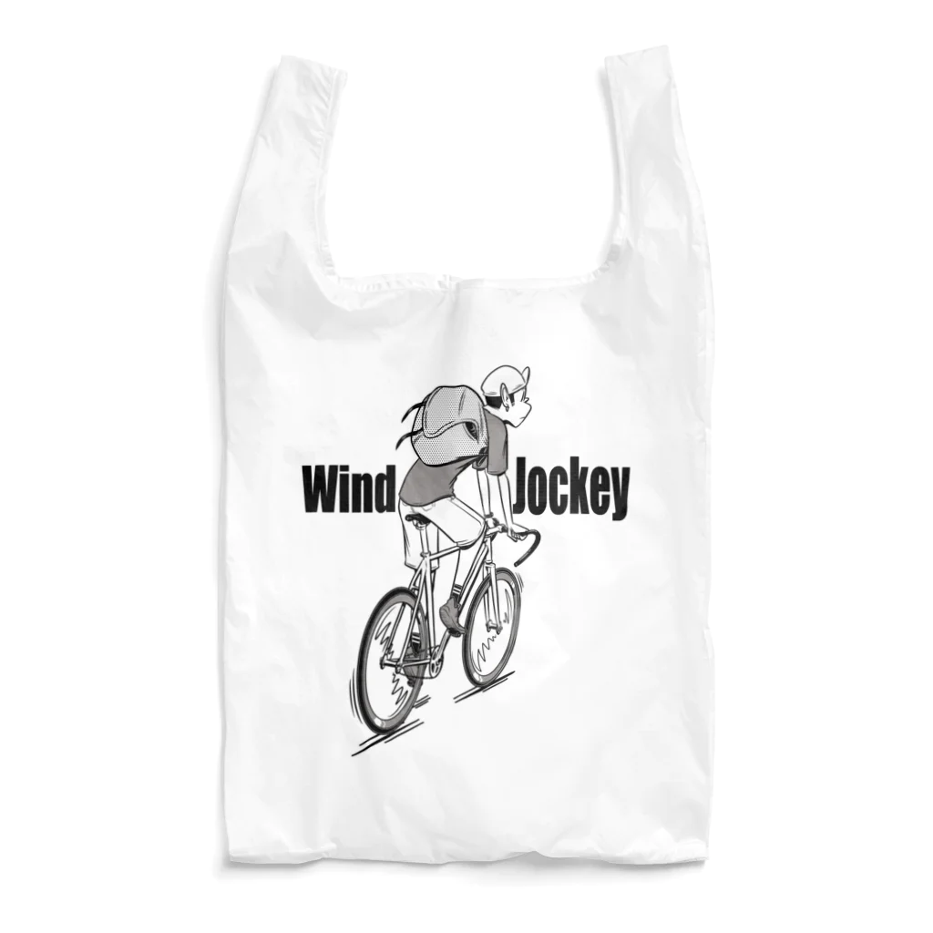 nidan-illustrationの"Wind Jockey" エコバッグ