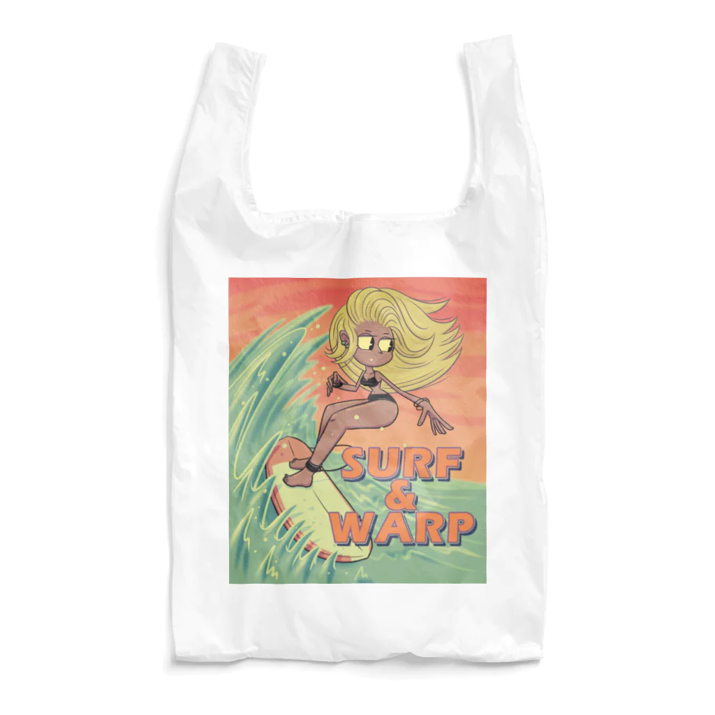 nidan-illustrationの"SURF & WARP" Reusable Bag