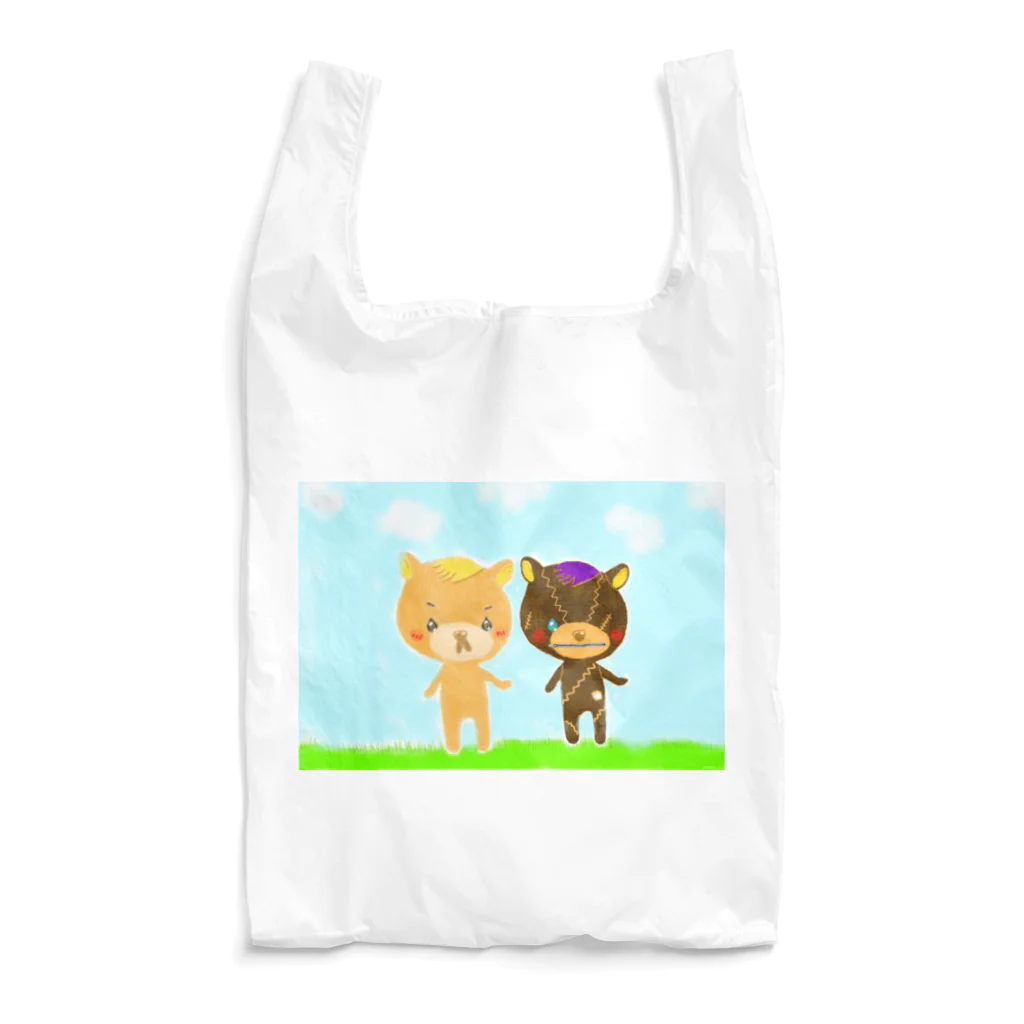 くまのマーク&マクセニの晴れた日はお散歩 Reusable Bag