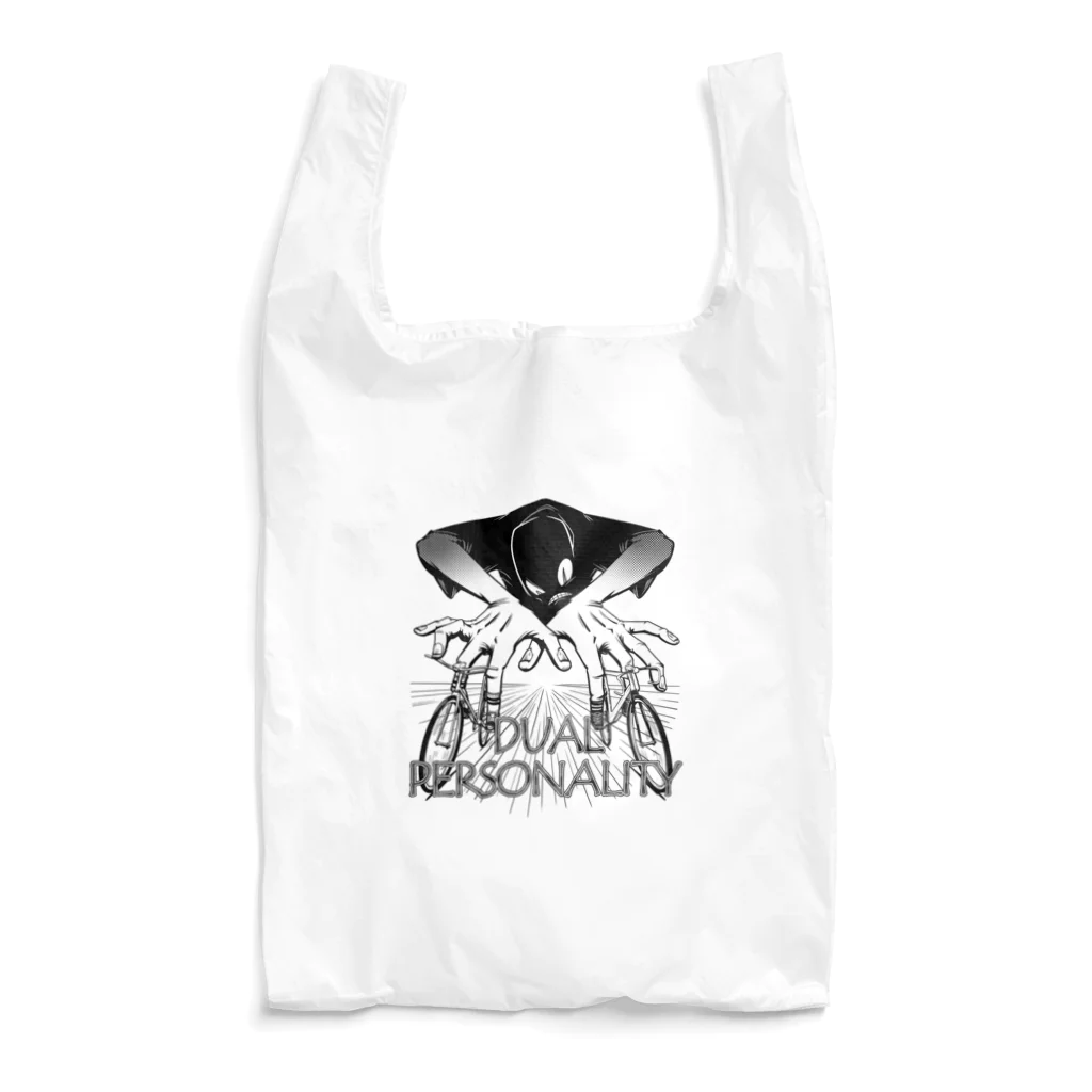 nidan-illustrationの"DUAL PERSONALITY"(B&W) #1 Reusable Bag