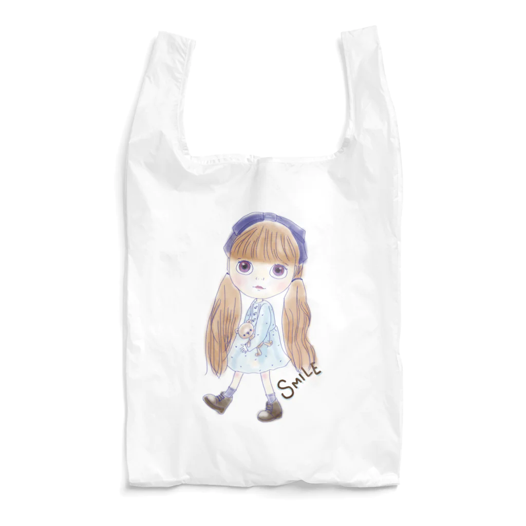 SANA-CUTEのお人形-SMILE Reusable Bag