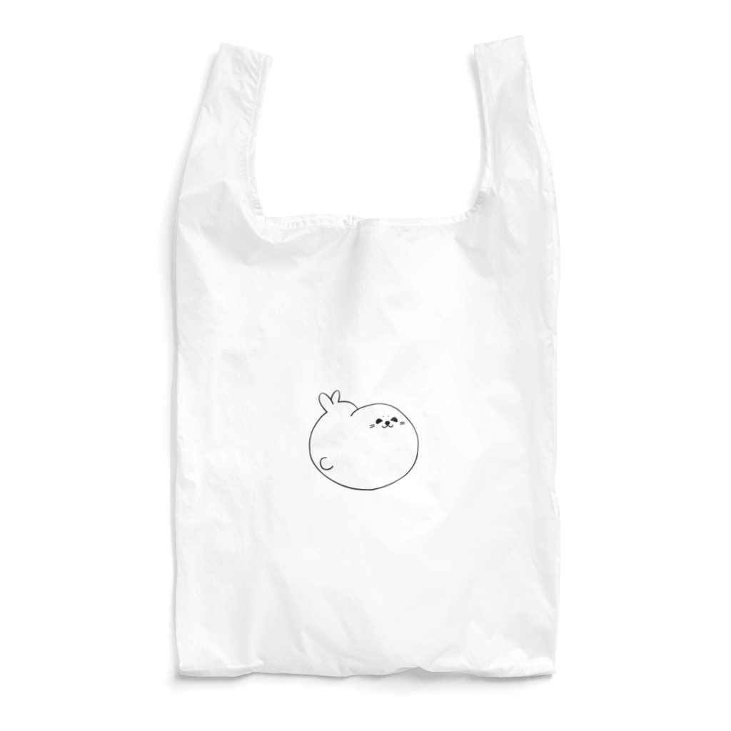 珈琲アザラシのアザラシショップのしゃちほこアザラシ Reusable Bag