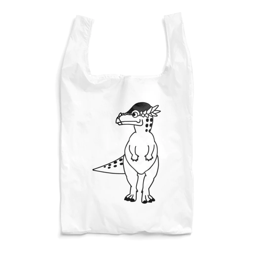半紙半生のパキケファロサウルスくん Reusable Bag