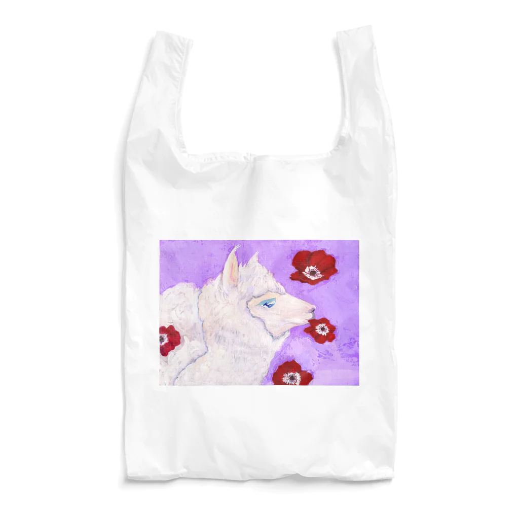 ろばぱかアニマルTシャツのアルパカな装い Reusable Bag