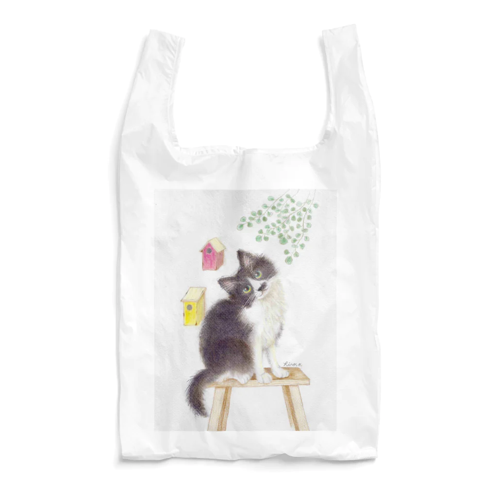 アトリエねこまどのボタちゃん Reusable Bag