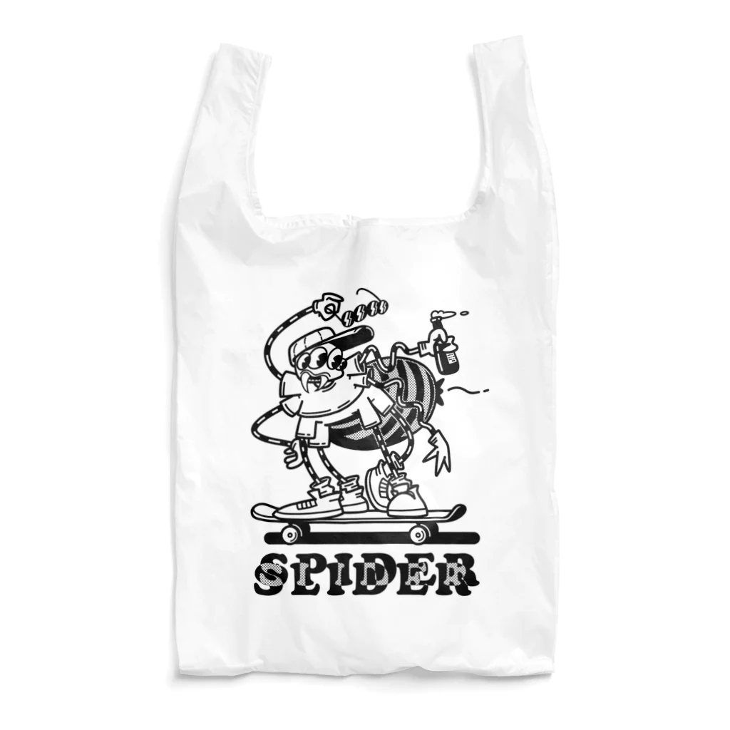 nidan-illustrationの"SPIDER SLIDER" Reusable Bag